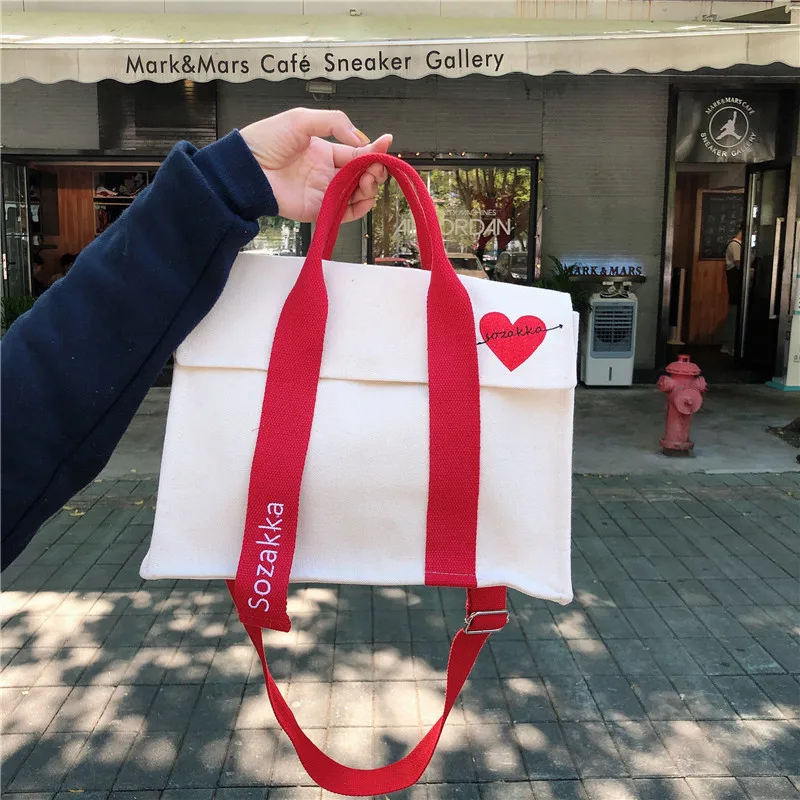 Женская Холщовая Сумка на осень и зиму новая модная сумка с буквенным принтом