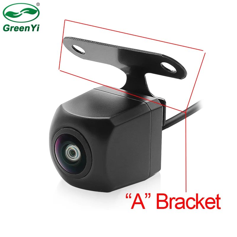 A Bracket 170 градусов объектив рыбий глаз 1280*960P Starlight ночное видение HD AHD камера заднего вида для автомобиля Android DVD AHD цифровой видео монитор - Название цвета: A Bracket