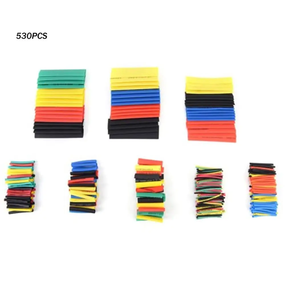 530 шт термоусадочная трубка изоляция рукава огнестойкий терминал