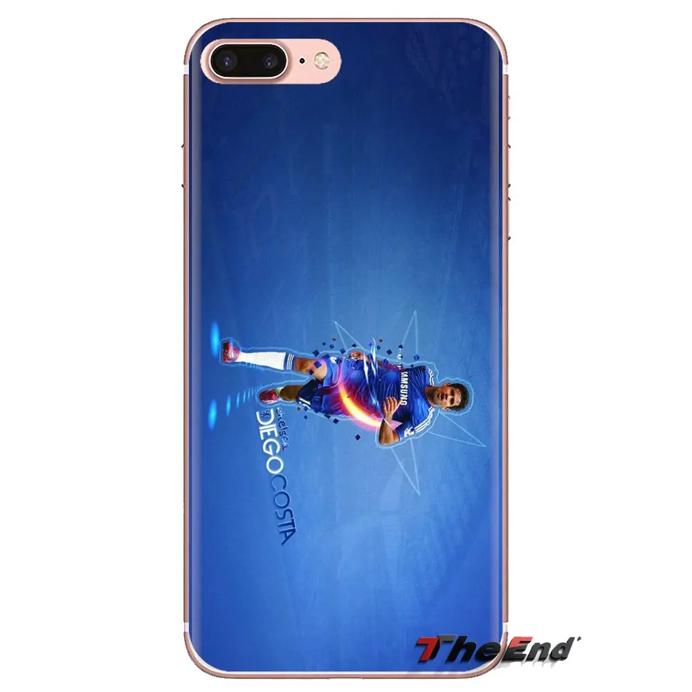 For Samsung Galaxy S2 S3 S4 S5 MINI S6 S7 edge S8 S9 Plus Note 2 3 4 5 8 Coque Fundas Diego Costa Art Soccer Star TPU Skin Cover |