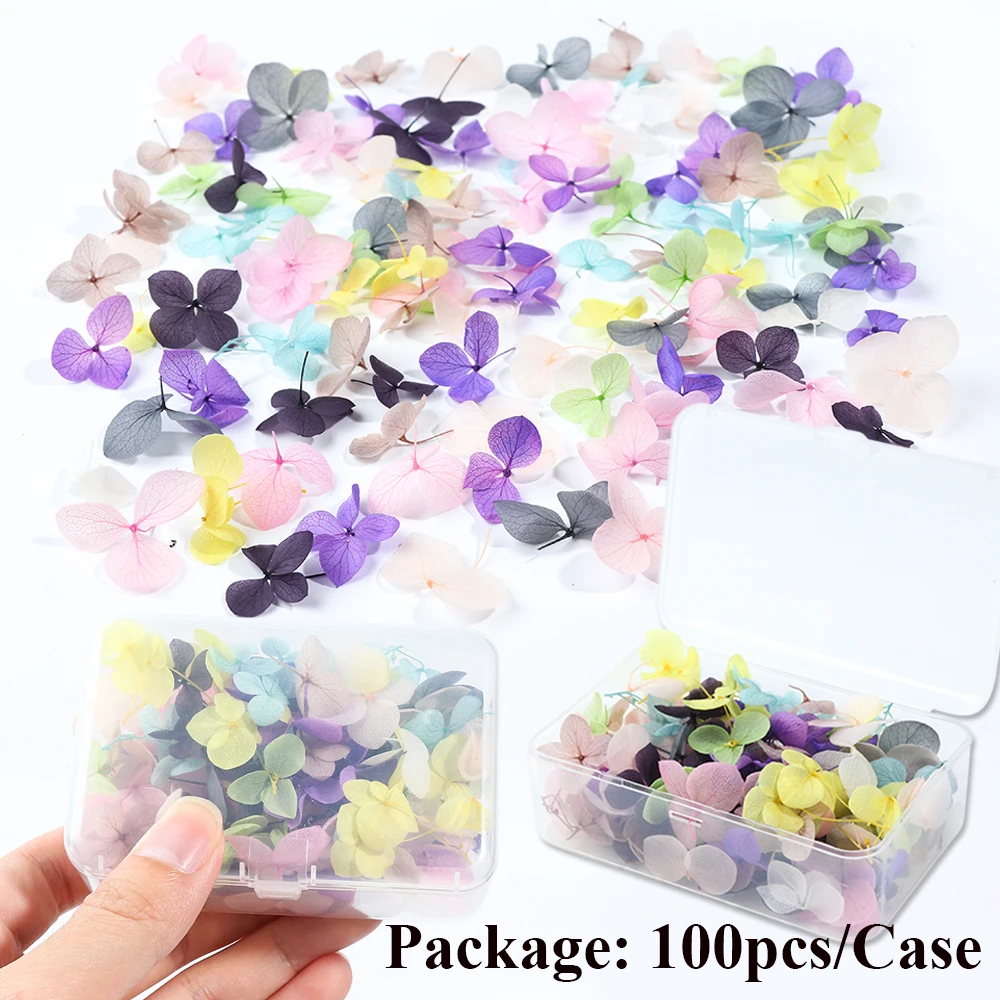 Dried Flowers Leaf Nail Decorations Natural Floral Stickers DIY Summer Art Designs Jewelery UV Gel Polish Manicure NF1505 | Красота и