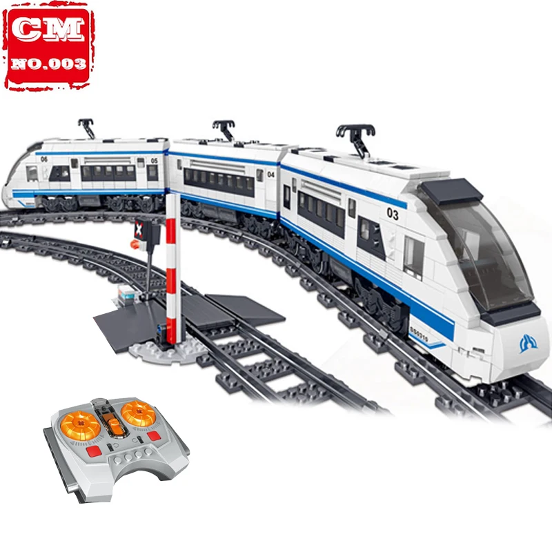 

Creator Ideas City High Speed Electric Train Bricks Set Railway Building Blocks Model Kids Boy DIY Toys Children Gifts