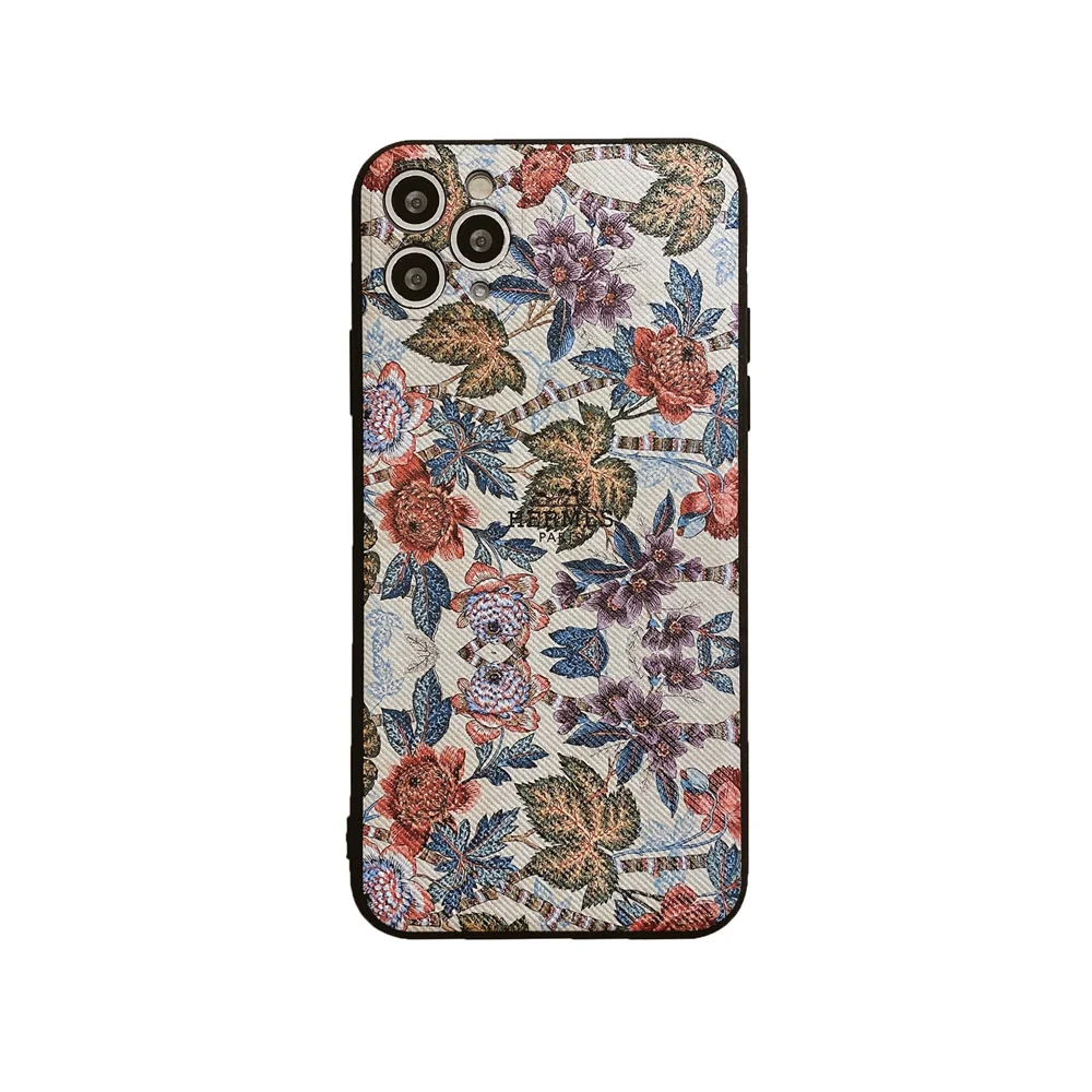 

Vintage Flower Case For iPhone 12 11 Pro Max Soft Silicone Cover For iPhone 7 8 Plus SE 2020 X Xs Max XR Phone Cases Fundas