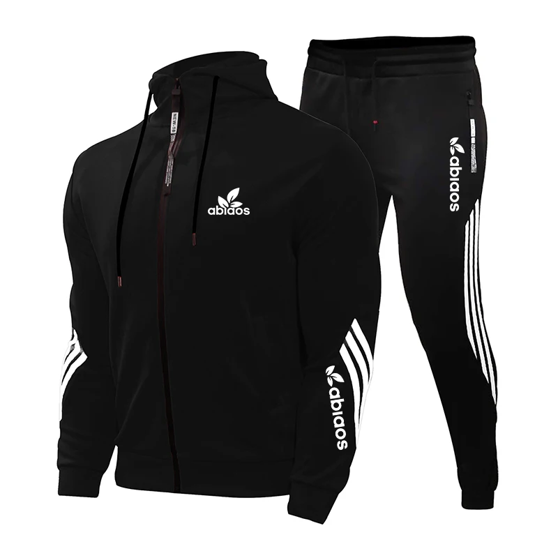 

Sport Fitness Men Women Set Hoodies + Pants 2 Pieces Sets Autumn Winter Hooded Tracksuit Male Sportswear Gym Sudadera Hombre