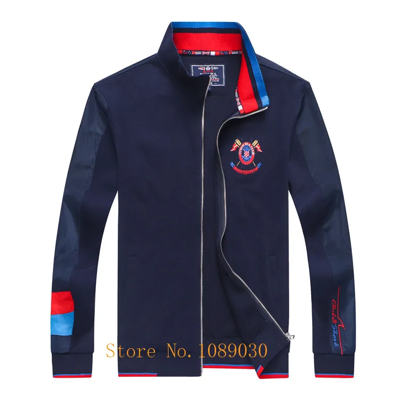 Бренд Tace& Shark, мужская куртка с вышивкой, chaqueta hombre, на молнии, модный и Повседневный свитер, пальто, doudoune homme, мужская куртка