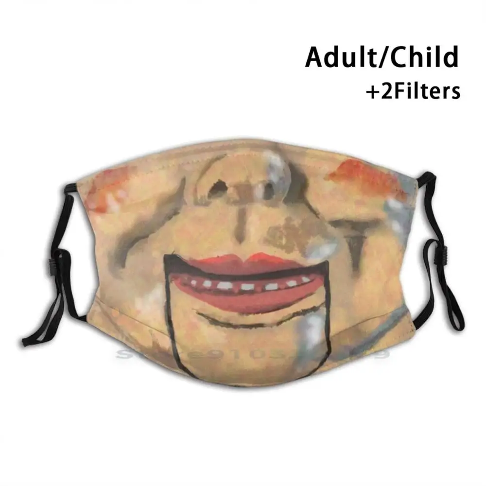 

Ventriloquist Dummy Mask Mouth Reusable Mouth Face Mask With Filters Kids Dummy Mouth Ventriloquist
