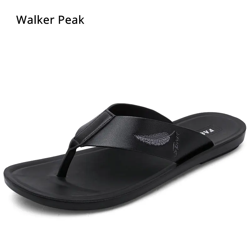 Мужские Вьетнамки Пляжные сандалии высокого качества Нескользящие мужские