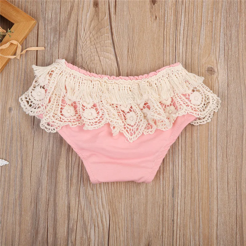Cute Newborn Baby Girls Underwear Cotton Ruffle Frilly Shorts Fashion Lace Crochet Bloomers Nappy Cover Diaper babe Infant 0-24M | Детская