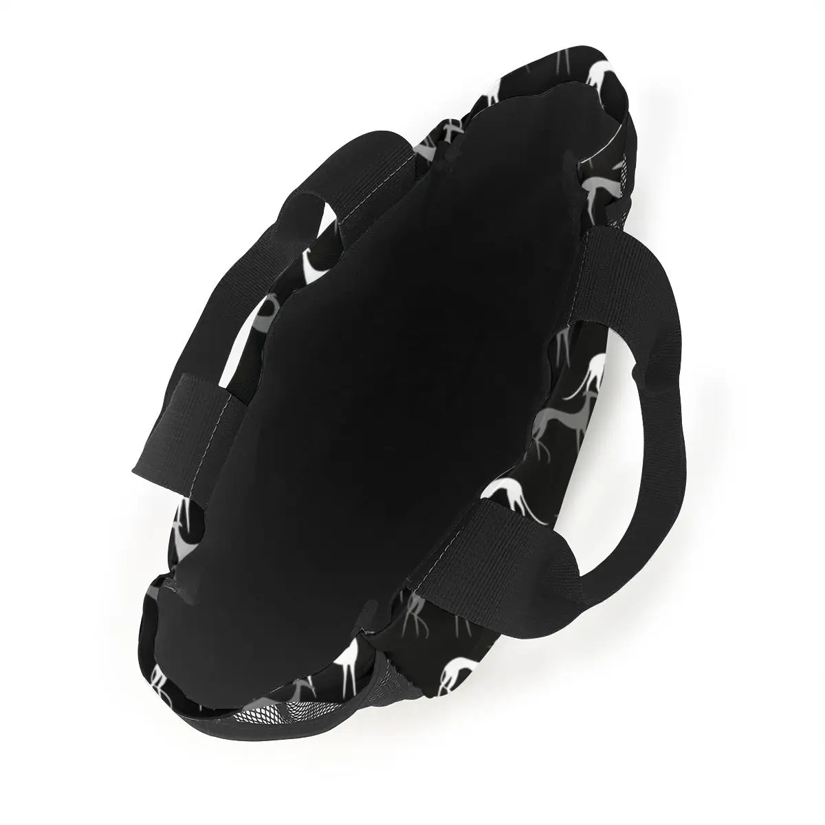 

Women Harajuku Eco Handbags Greyhound Dog Pattern Reusable Shopper Bags Folding Small Tote Shoulder Bag Ladies Girls Mini Bolsas