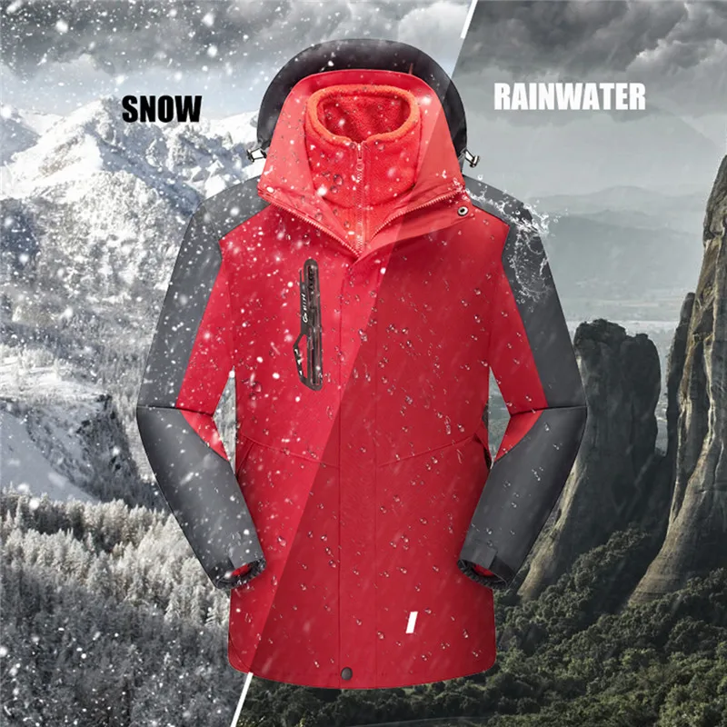 Мужская куртка с капюшоном в стиле милитари Зимняя парка мужская защитой от