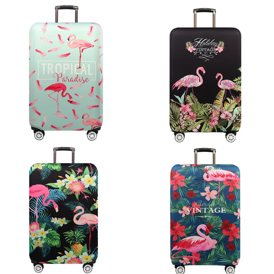 Защитные чехлы для багажа с принтом животных аксессуары путешествий плотный