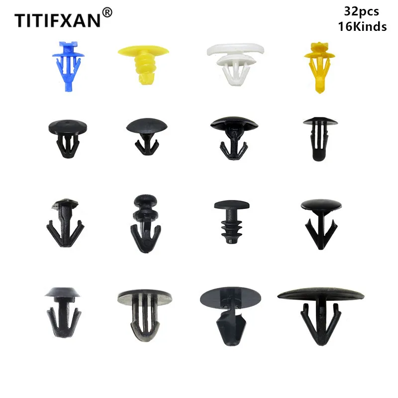 Уплотнительная лента для отделки автомобиля пластиковые застежки зажимы много