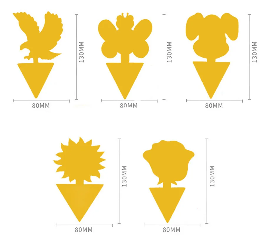 Ловушка клейкая для насекомых липкая приманка уничтожения мух грибков бабочек