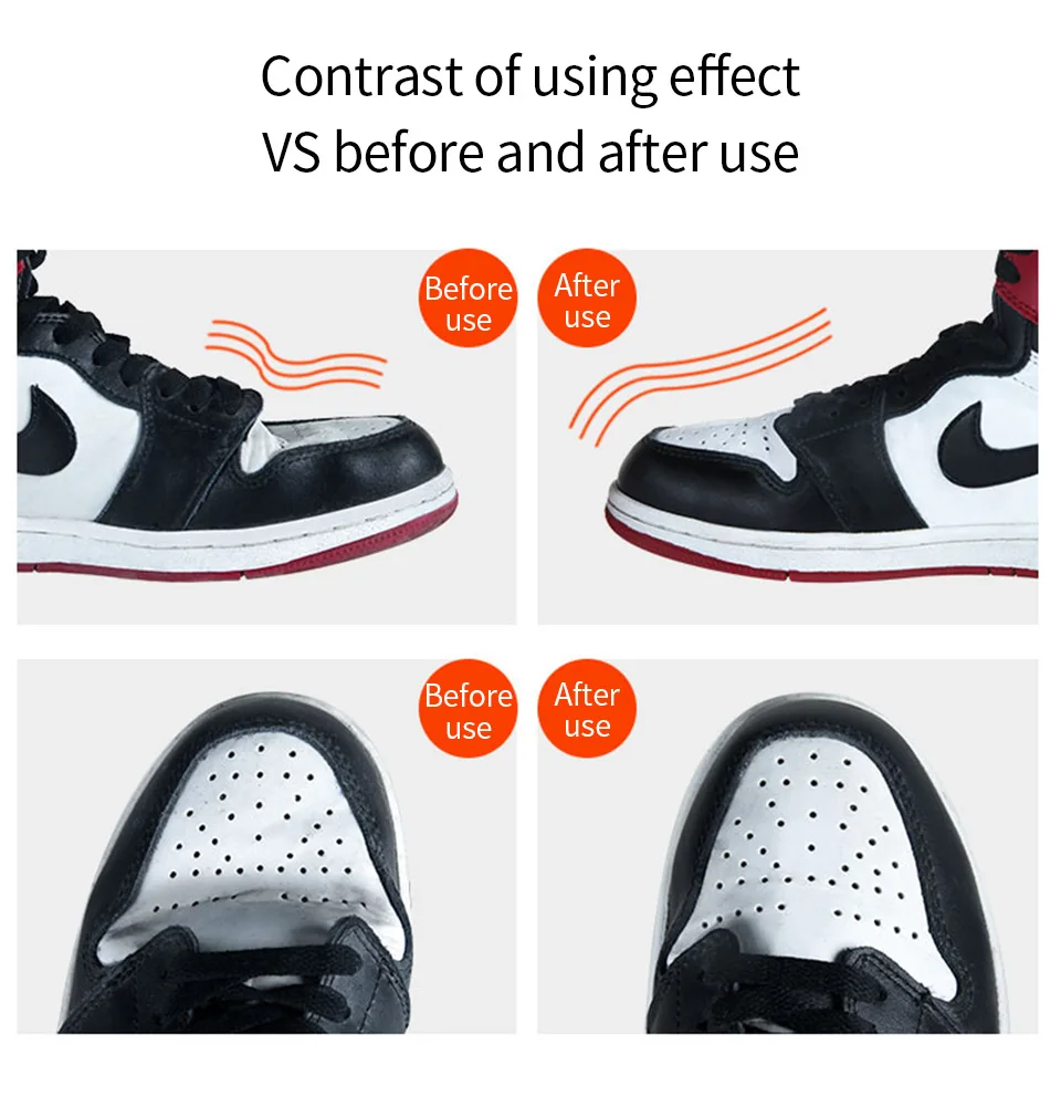 AJ1 shoe shield toe wrinkle and crease proof AF1 Air Force No. 1 shoe shoe shoe shoe shoe toe shield artifact AJ man