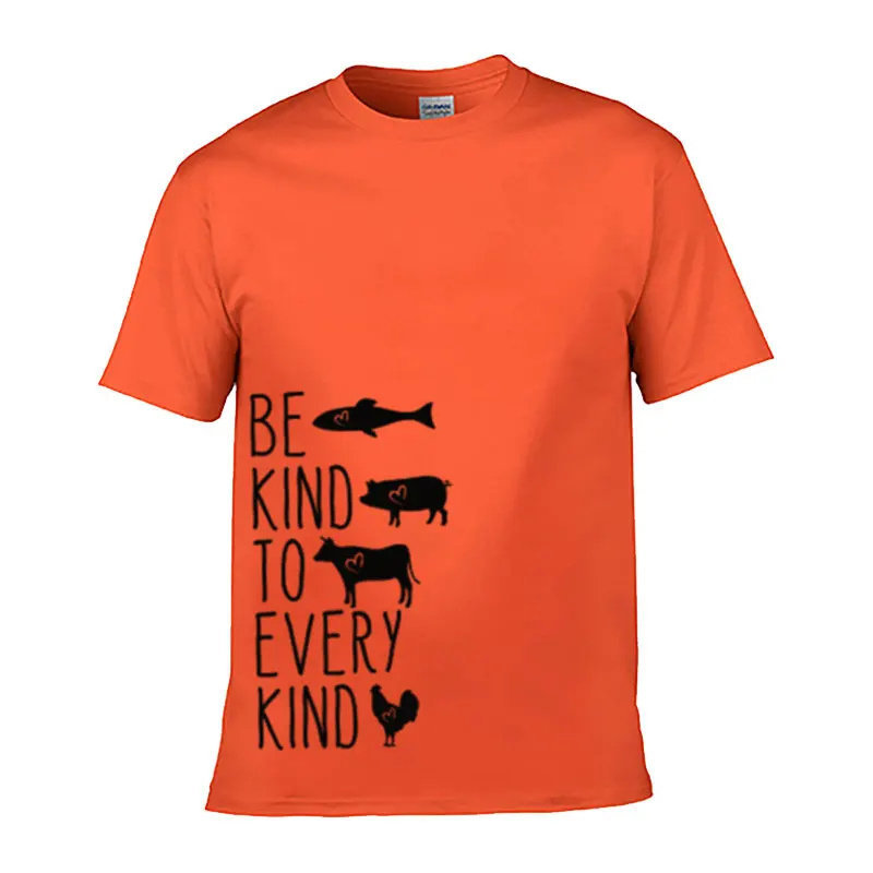 Футболка Be good для веганов мужской топ с круглым вырезом в виде животного мужская