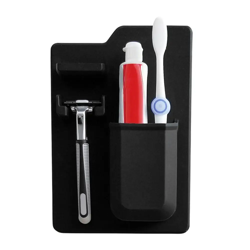 Силиконовые Ванная комната Органайзер зубные щетки держатель для хранения