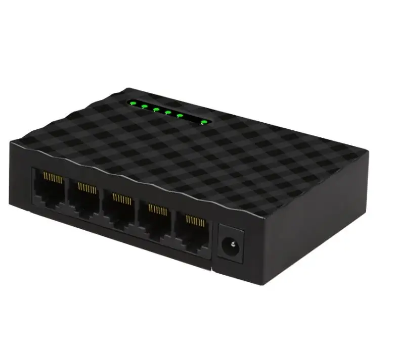 5 портов гигабитный сетевой коммутатор 10/100/1000 Мбит/с Ethernet сетевой адаптер ЕС или США вилка высокого качества