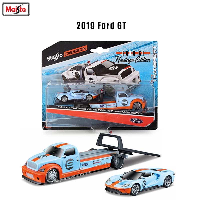 

Maisto 1:64 Hot New Product 2019 Ford GT 1970 Dodge Design elite transport Die-casting car model collection gift toy