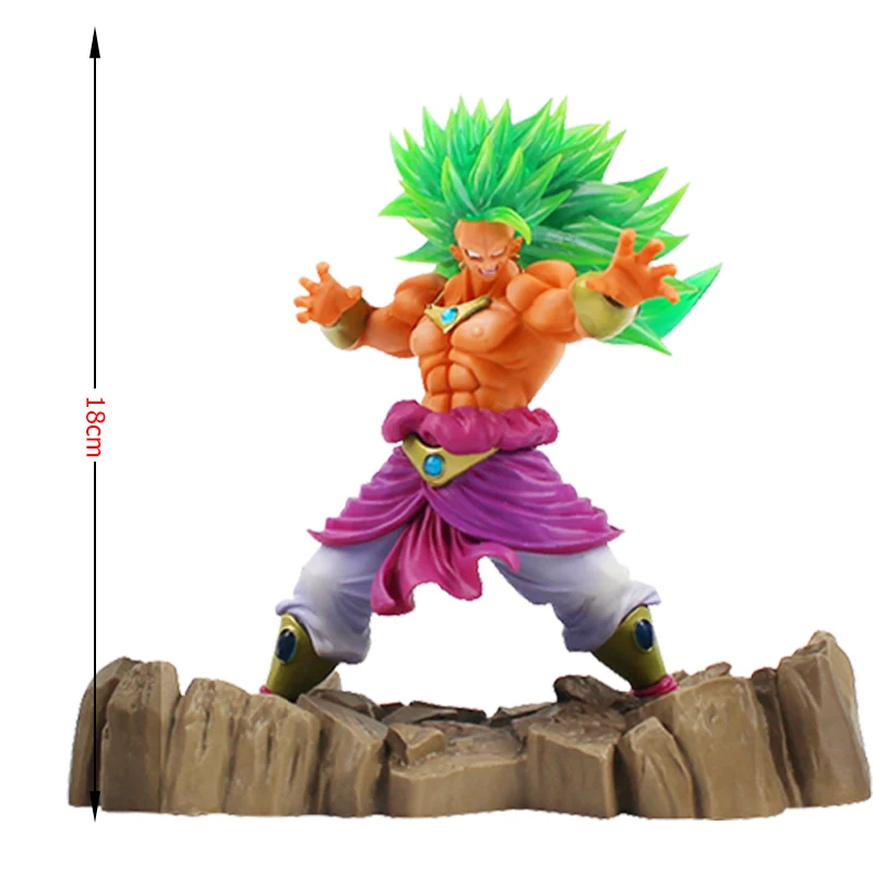 Dragon Ball Z Super Senshi Broly Super Saiyan ПВХ Коллекционная Фигурка Драконий жемчуг фигурка модель игрушки