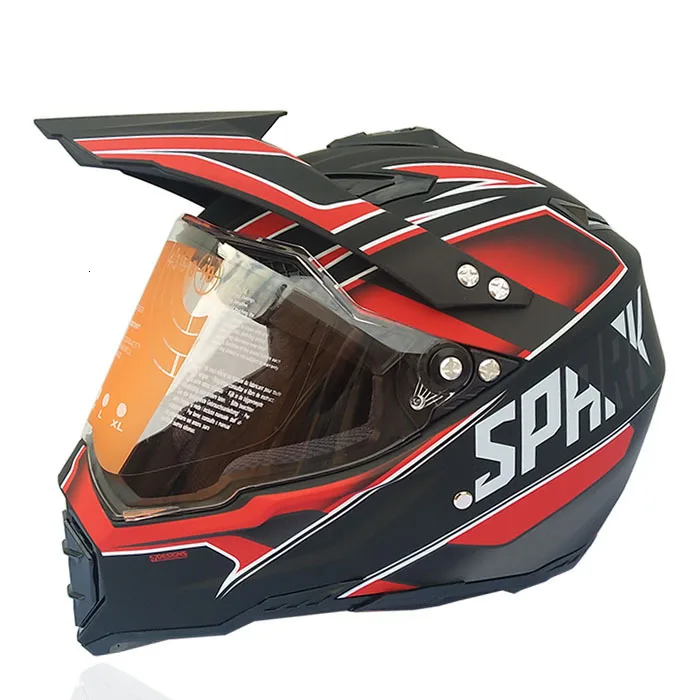 

Full Covered Type Four Seasons Cross-country Motorcycle Helmet Highway Cross-country Race Speed Drop Pedal Helmet Male
