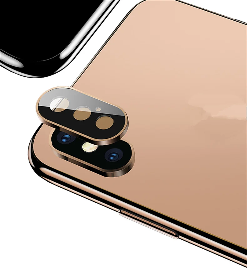 Металлический протектор для камеры Redmi Note 7 Pro Алюминиевый стеклянный чехол