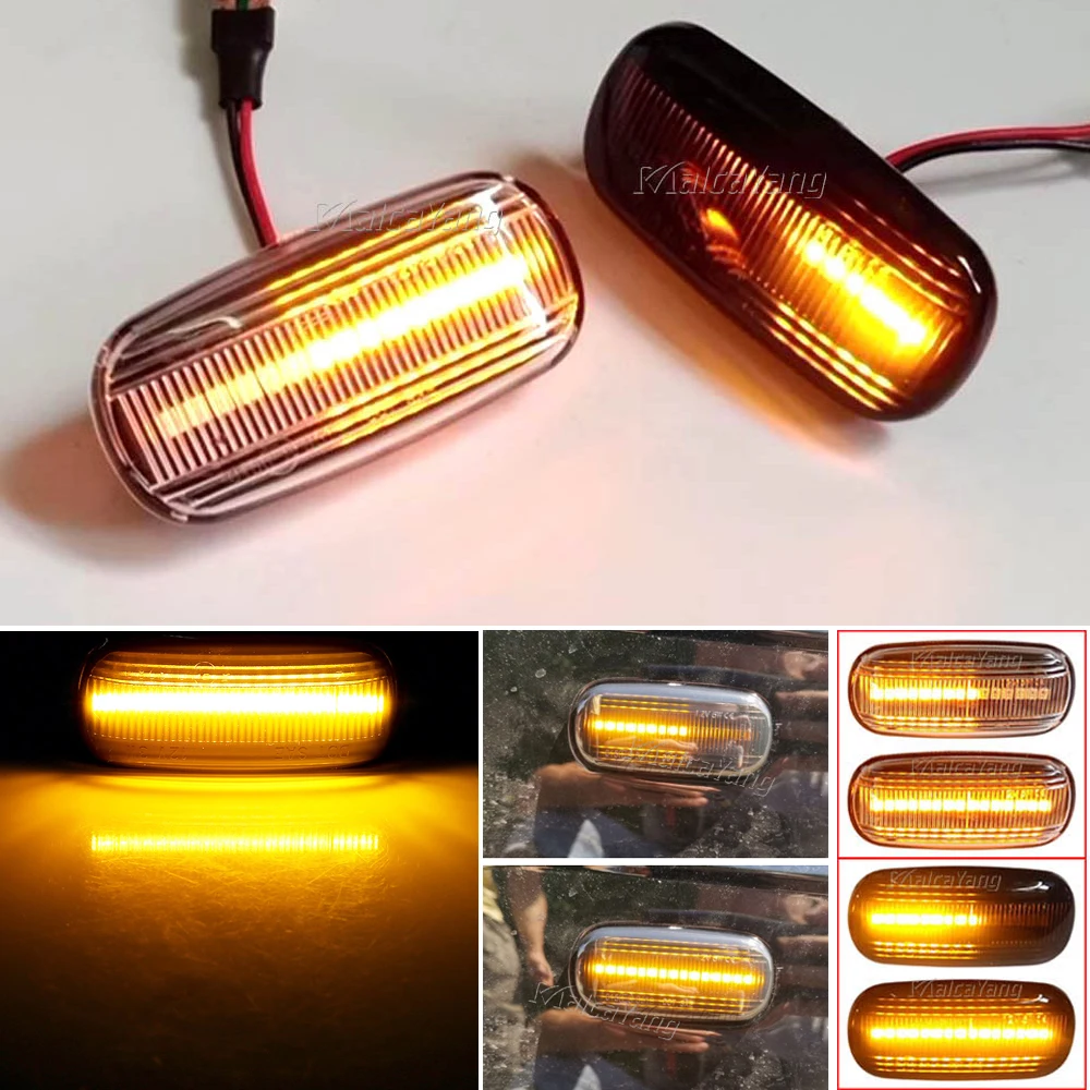 

2PCS Turn Signal Side Marker Light For Audi A3 S3 8P A4 B6 B8 B7 S4 RS4 A6 S6 C5 2005 Sequential Led Dynamic Flashing Blinker