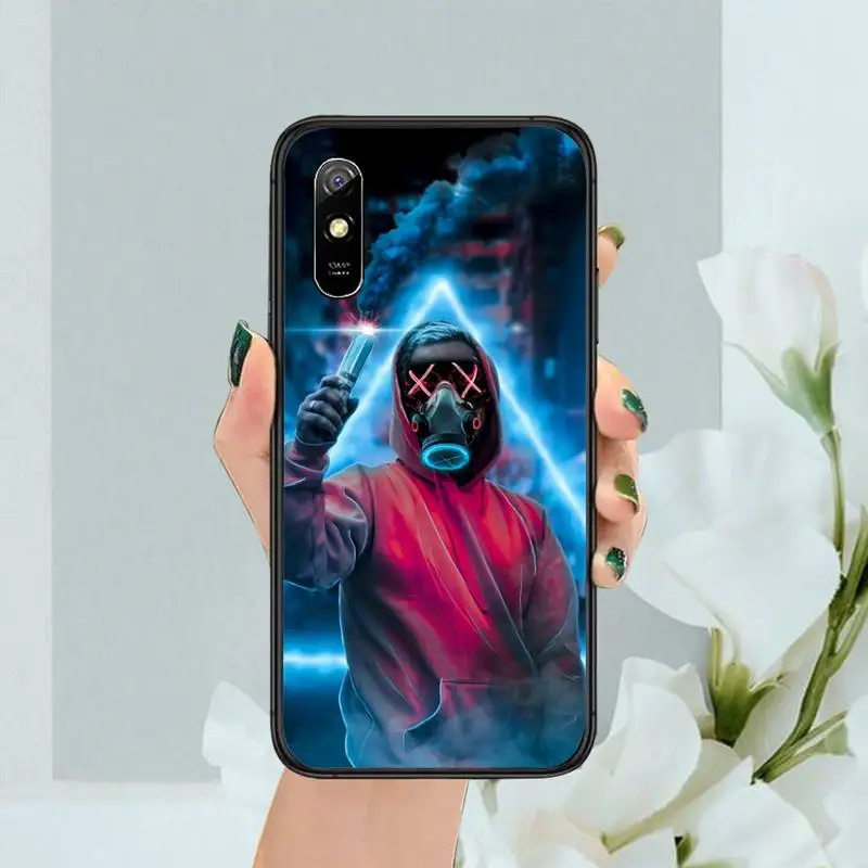 

Luxury DJ Marshmallow Phone Case For Xiaomi Redmi note6 8 9 pro 7a 8T 9S K20 4X