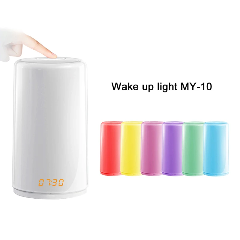 

LED Night Light Touching Bedside Table Lamp Double Layer Light Cover Dimmable Multicolour Light for Bedroom can CSV