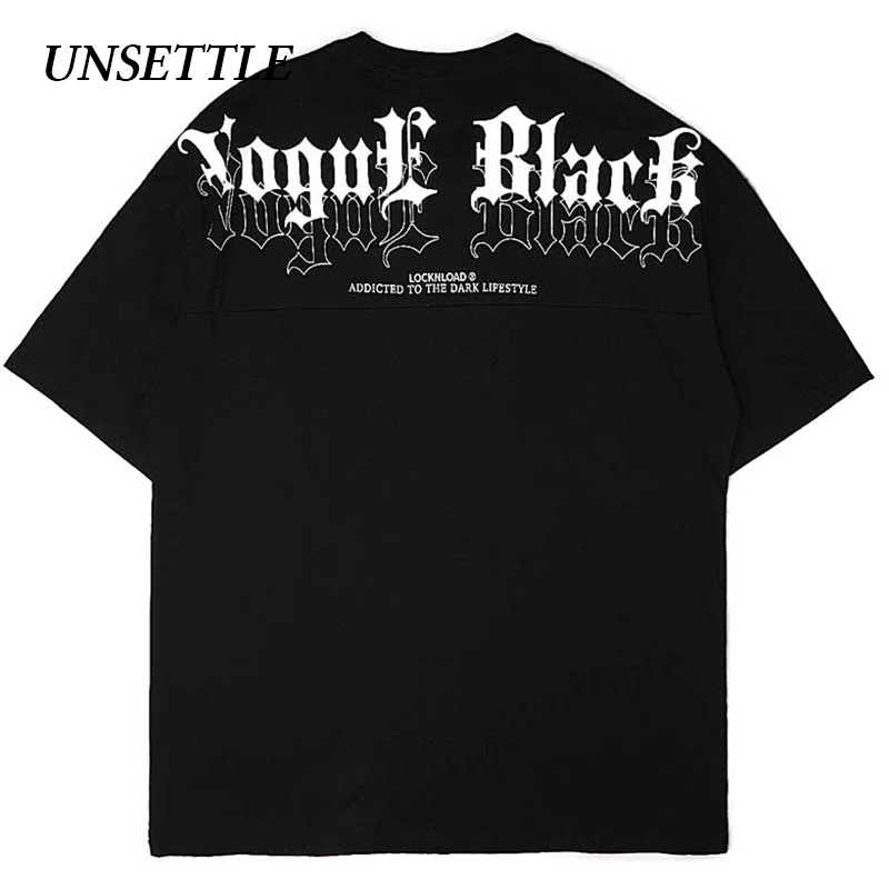 UNSETTLE 2020SS Harajuku футболки летние мужские/женские хип хоп Забавный принт Готическая