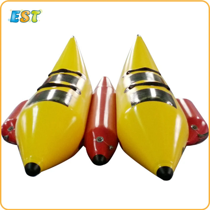 Бесплатная доставка 10-местная надувная лодка-банан летающая лодка для рыб | Спорт
