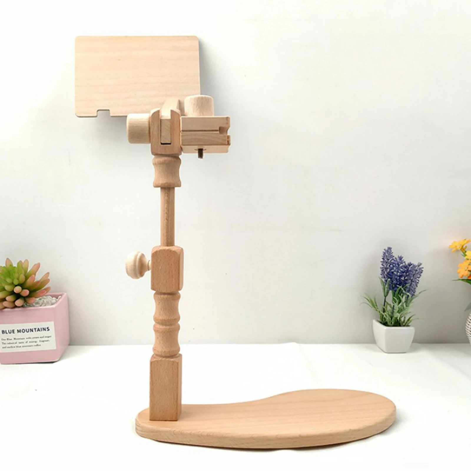 

Embroidery Lap Stand Adjustable Wooden Cross Stitch Rack Holder DIY Tools