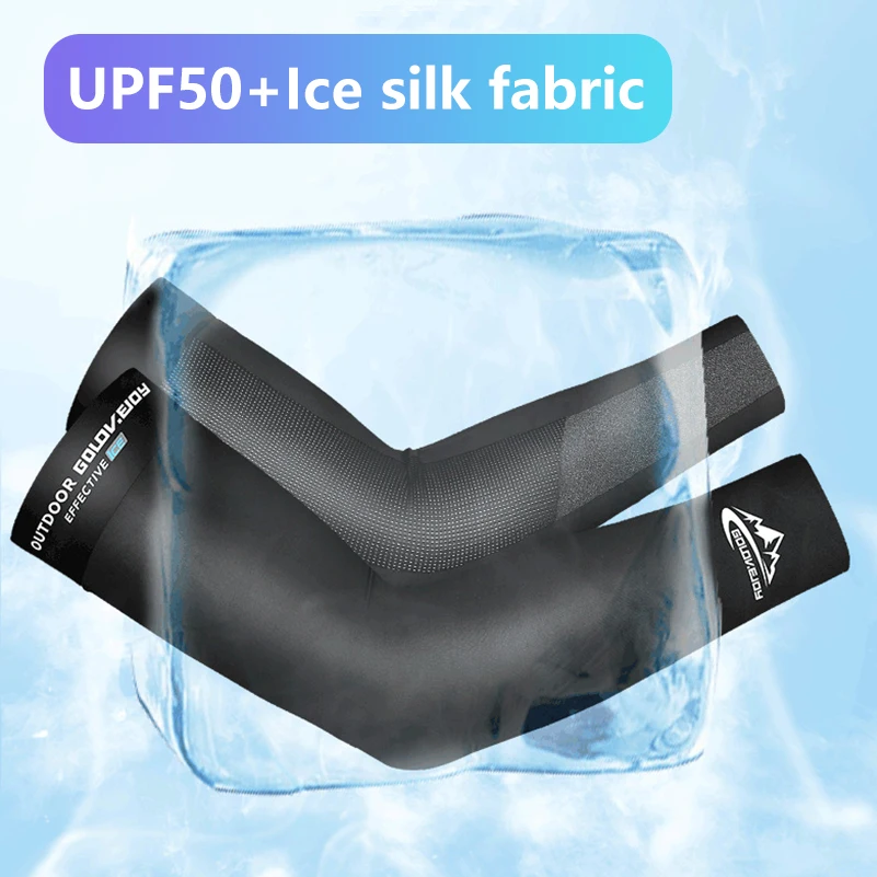 Налокотники из ледяной ткани защита от УФ излучения для бега езды на велосипеде