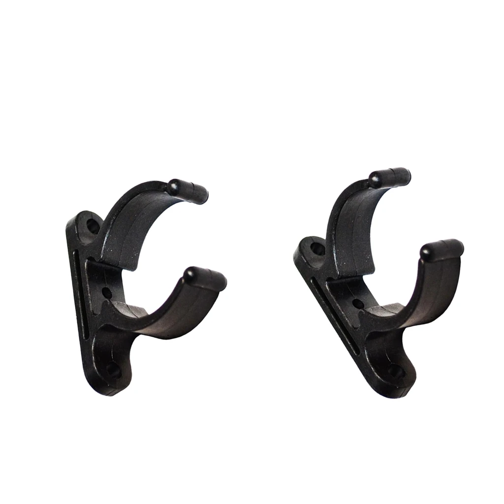 

MagiDeal 2X Boat Marine Hook Clips Holds Poles Up To 1-1/2" Diameter 38MM