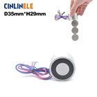 D35mm * H29mm 30KG 300N ток Degauss Электрический магнит магнитный электромагнитный присоска Электромагнит DC 12V 24V мощный редкоземельный