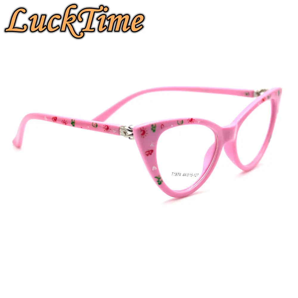 Милая оправа для очков LuckTime детей с кошачьими глазами близорукости Детская по