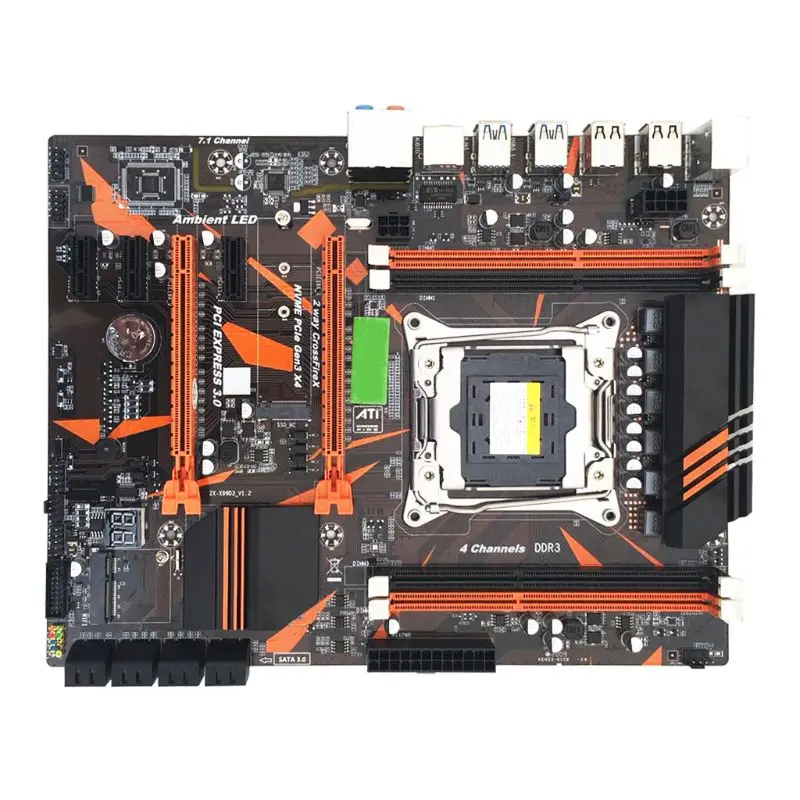 Материнская плата X99 2011 V3Pin DDR3 для настольного компьютера материнская процессора