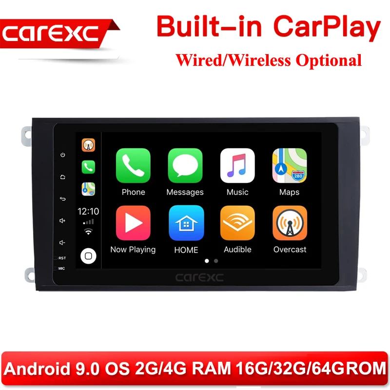 Автомагнитола CarPlay для Porsche Cayenne 2003 2010 и S GTS Muiiltmedia с GPS навигацией Android 9