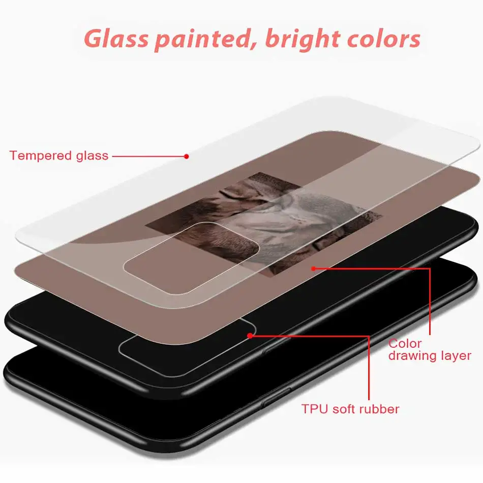 

Tempered Glass Phone Case For Samsung Galaxy A51 A71 A50 A70 A21s A31 A41 A30 A40 A10 A20 Cute Cat Back Cover Coque Fundas Capa