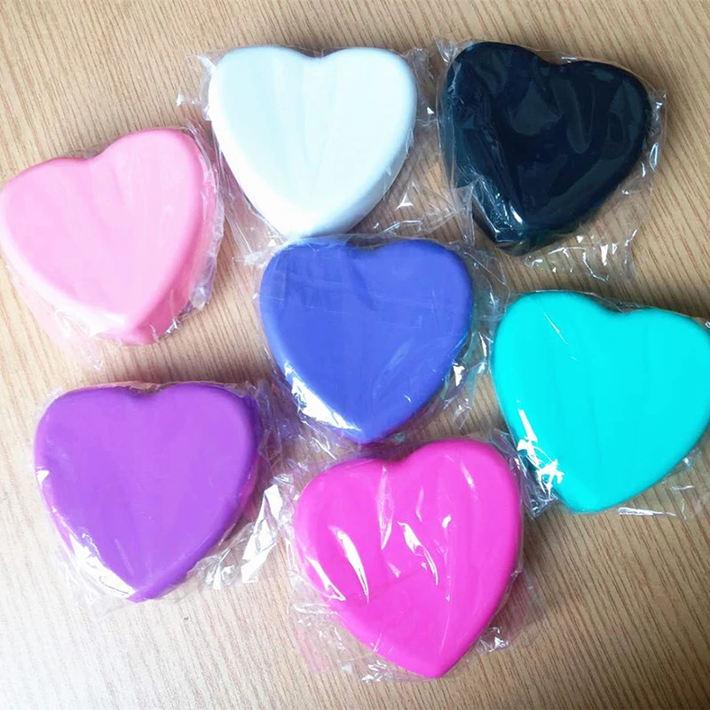 1 шт красочные сердца Форма чистке составляют щетки щетка для мытья Silica перчатки