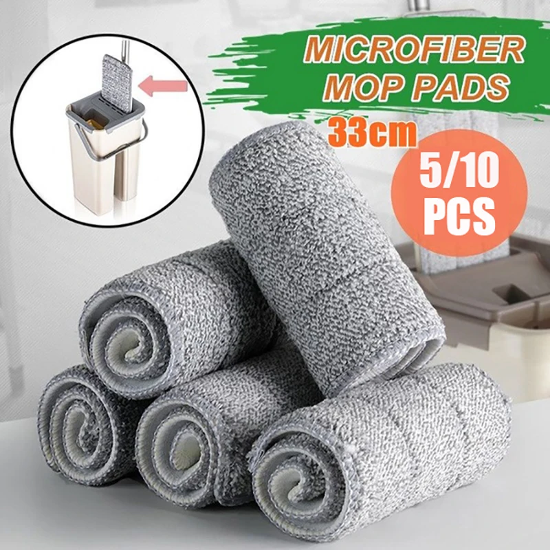 5/10 шт. Швабра для уборки дома замена ведра из микрофибры практичная многоразовая