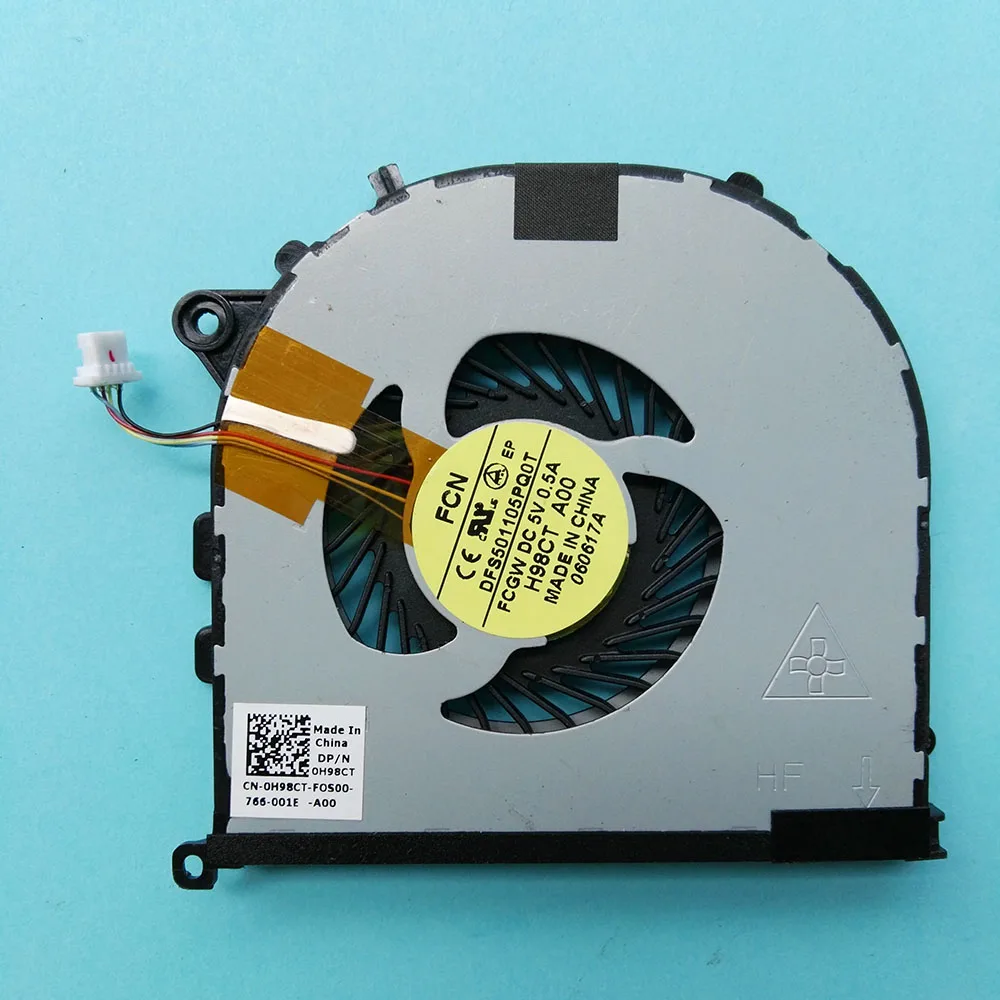 Процессор вентилятор для Dell XPS 15 9530 точность M3800 вентилятор для процессора ноутбука кулер 02PH36 0H98CT DFS501105PQ0T FCGW FCAW - Цвет лезвия: GPU FAN