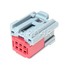 1 компл. 6 контактов 1,2 серия 1-1411325-2 Автомобильный разъем Серый Электрический кабель пластиковый корпус гнездо для автомобиля