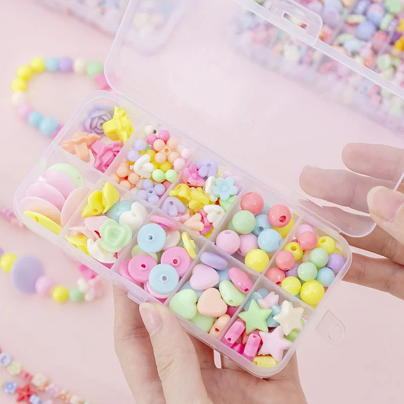 

DIY Bracelet Making Beads Kit Alphabet Beads For Bracelets Making Necklace Beads String Kit Puzzle Training For Amblyopia