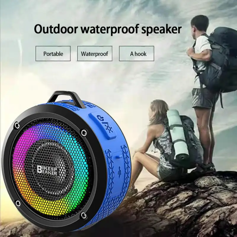 Mini Portable Plastic Riding Wireless Bluetooth Speaker Waterproof USB Rechargable Music Player For Outdoor Sport Bicycle Bike |