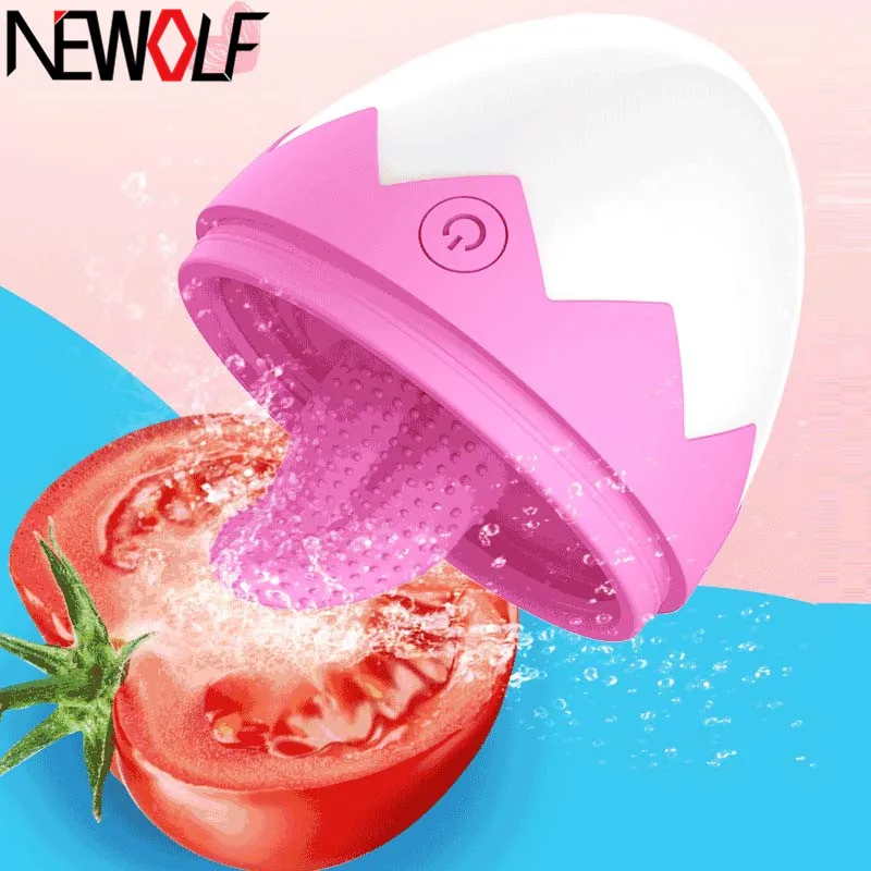 Стимулятор для лизания клитора 7 режимов вибраторы языка сосков увеличение груди