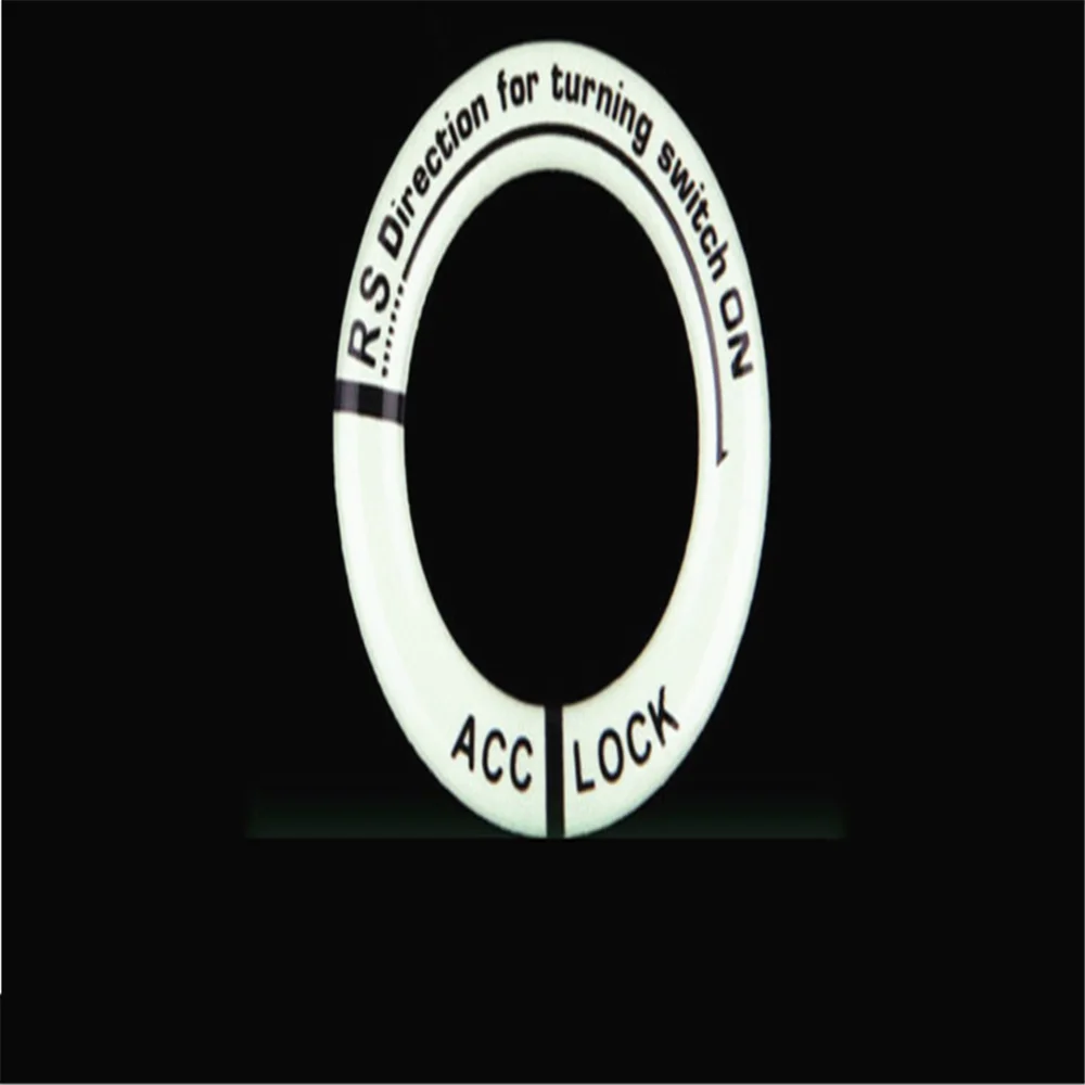 Автомобильный 3D гелевый светящийся брелок-наклейка для Ford Ka Fusion Focus F-150 Transit Ranger