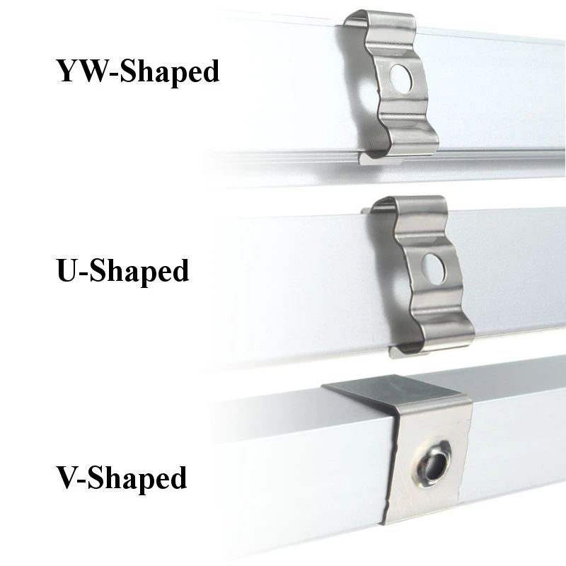 ARILUX 1X 5X 10X V U YW 1 8 см ширина три стиля 50 алюминиевый держатель канала для