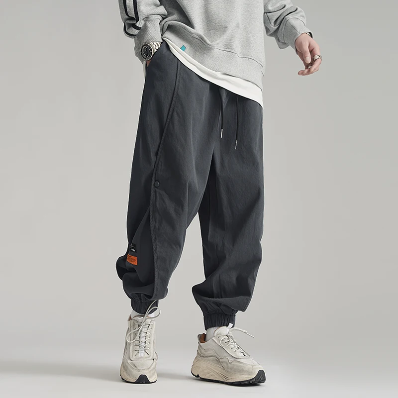 

2021 Hip Hop Fashion Casual Harem Pants Japanese Streetwear Sports Trousers Harajuku Joggers Korean Sweatpants Men Clothing