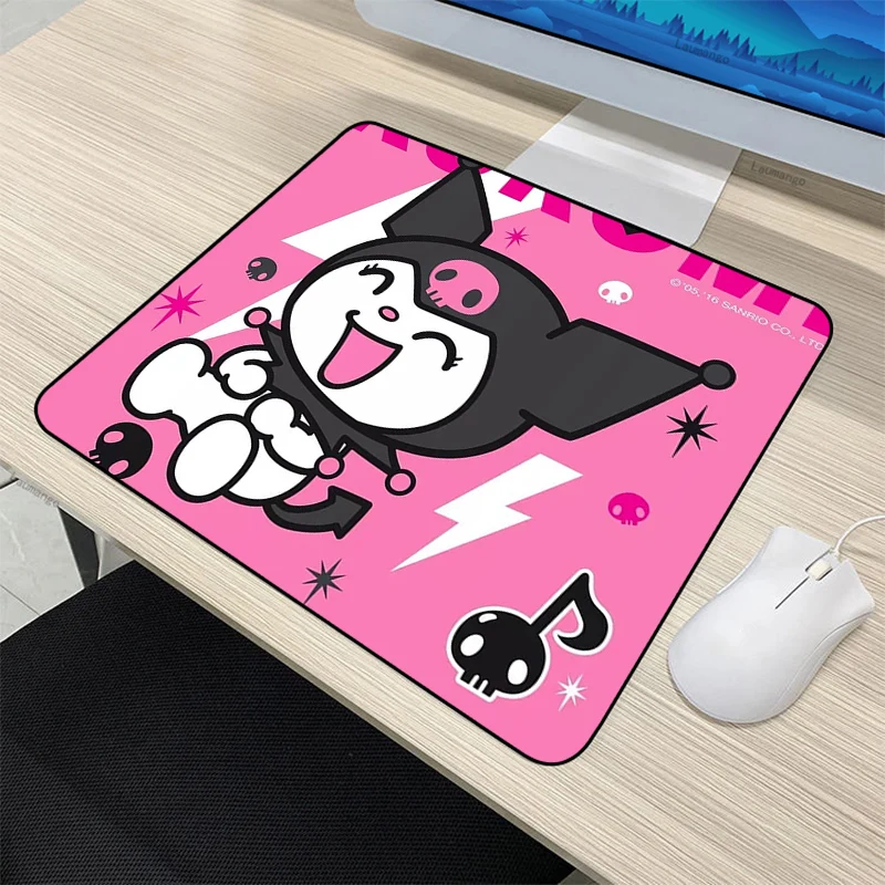 

Маленький мультяшный коврик для мыши Kuromies Teclado, игровой компьютерный Настольный коврик, милые игровые аксессуары, подкладка для мыши в пода...