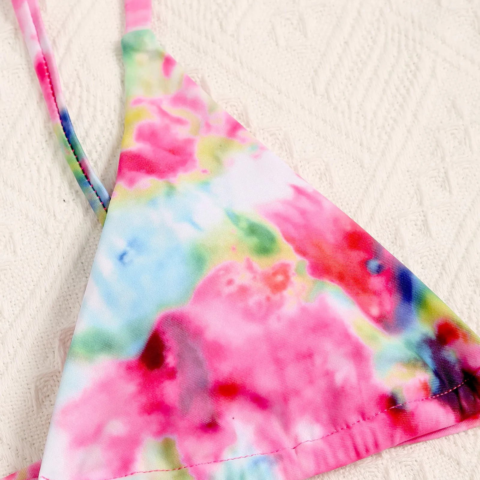 

Mini Bikini Sexy Set Two Piece Knot Front Crop Top Swimsuit with Floral Bottom Swim Suit Women Swimwear 2020